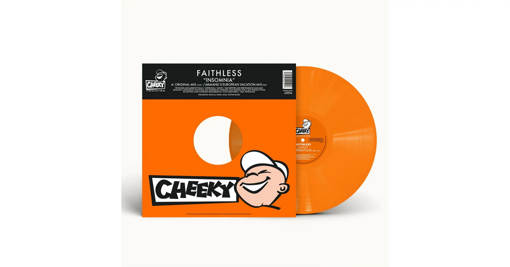 Faithless - Insomnia (30th Anniversary) (Orange Vinyl)