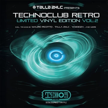 Talla 2XLC pres. - Technoclub Retro Vol. 2 (Starburst Black &amp;amp; Blue Vinyl)