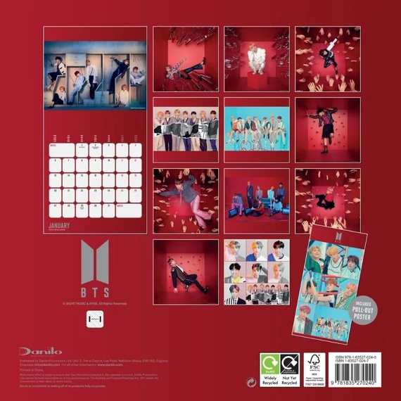 Bts =Calendar= - Bts Official Calendar