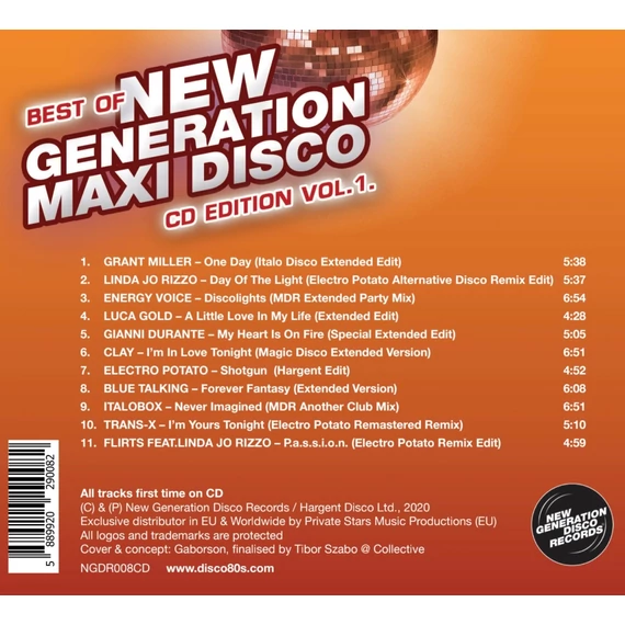 Various Artists - Best Of New Generation Maxi Disco Vol.1