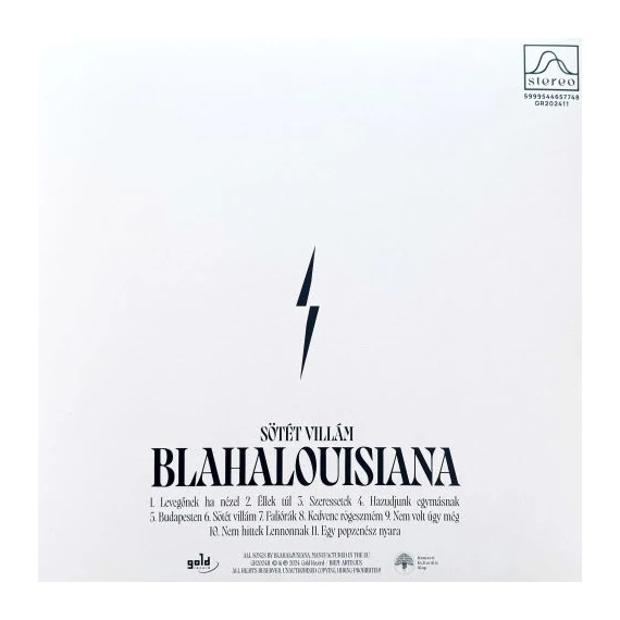 Blahalouisiana - Sötét villám (Gold)