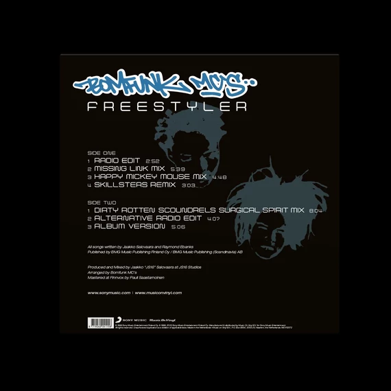 Bomfunk MC's - Freestyler (Crystal Clear Vinyl)