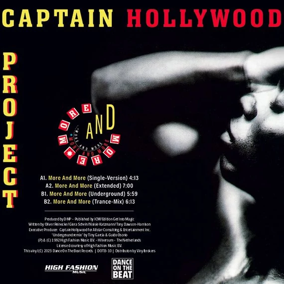 Captain Hollywood Project - More And More (Yellow Vinyl)