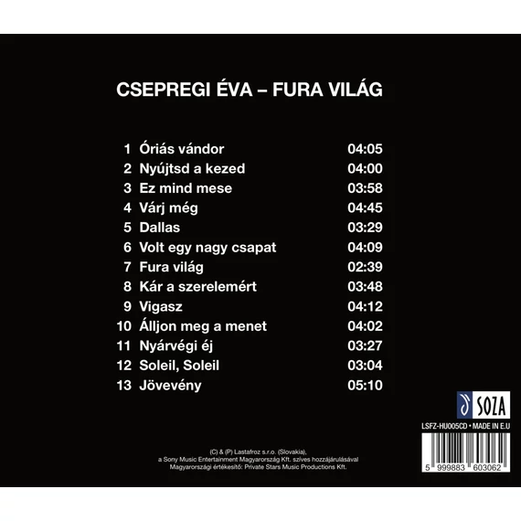 Csepregi Éva - Fura világ