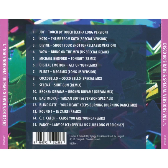 Various Artists - Disco 80's Rare & Special Versions Vol.1