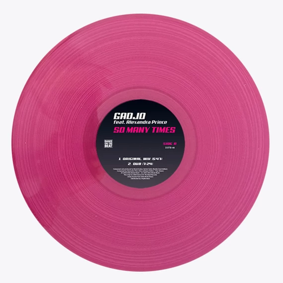 Gadjo feat. Alexandra Prince - So Many Times (Pink Translucent Vinyl) 