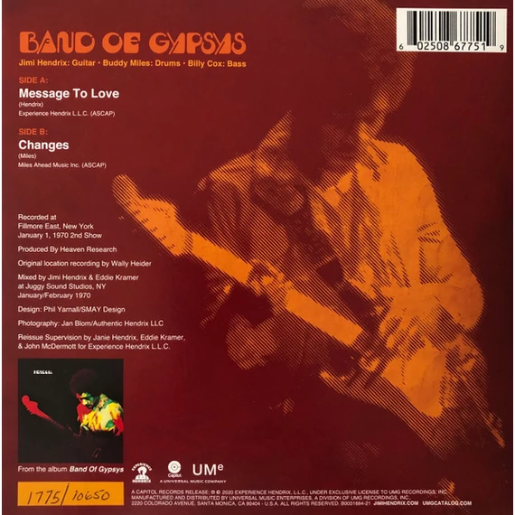 Jimi Hendrix - Message Of Love / Changes