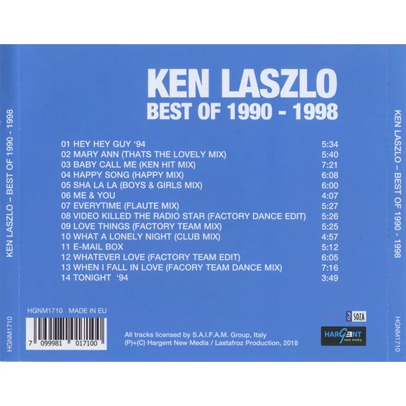 Ken Laszlo – Best Of 1990-1998