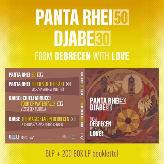 Panta Rhei, Djabe - From Debrecen With Love (6 LP + 2CD kemény fedeles box, LP booklettel)