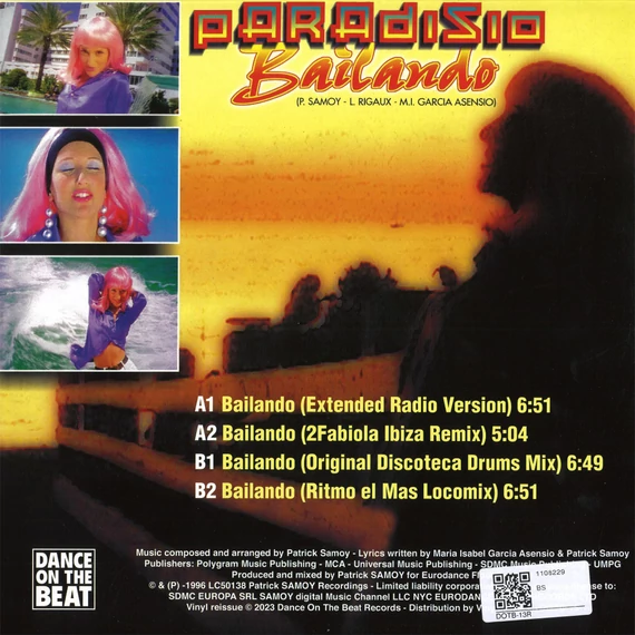 Paradisio - Bailando (Red Vinyl)