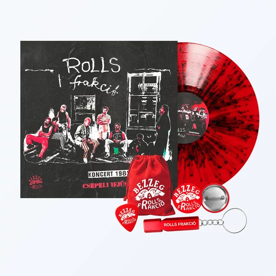 Rolls Frakció - Koncert 1982.09.12. Csepeli Ifjúsági Park (Gyűjtői kiadás) (Piros-fekete splatter vinyl)