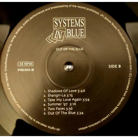 Systems In Blue - Out Of Blue B