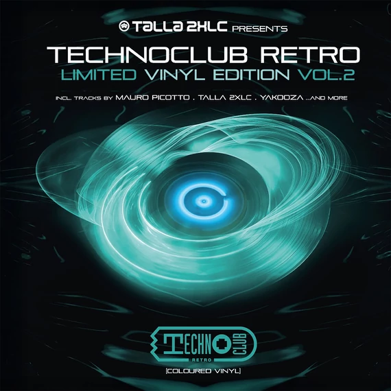 Talla 2XLC pres. - Technoclub Retro Vol. 2 (Starburst Black & Blue Vinyl)