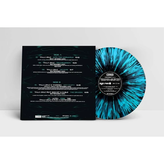 Talla 2XLC pres. - Technoclub Retro Vol. 2 (Starburst Black & Blue Vinyl)