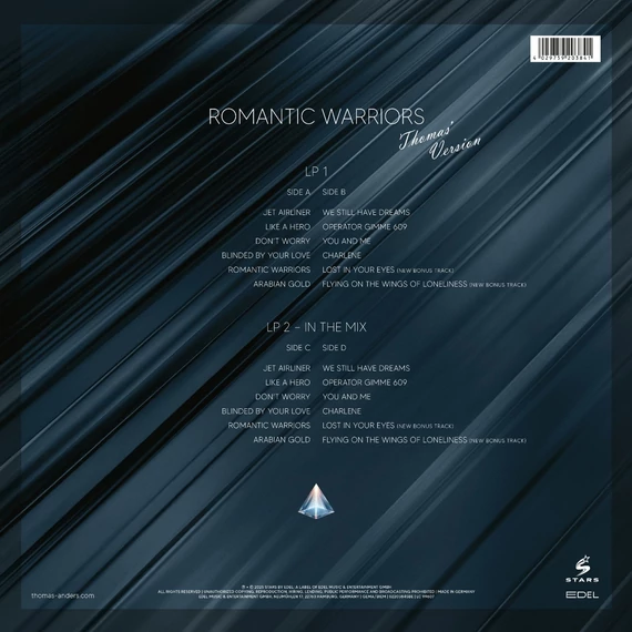 Thomas Anders - Sings Modern Talking: Romantic Warriors on 2 LPs