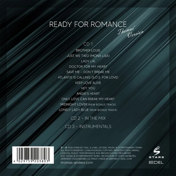 Thomas Anders - Sings Modern Talking: Ready For Romance