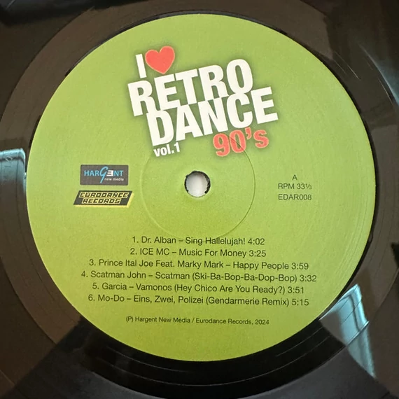I Love Retro Dance 90's Vol.1