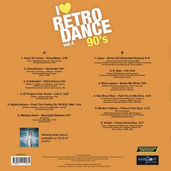 Various - I Love Retro Dance 90's Vol.4