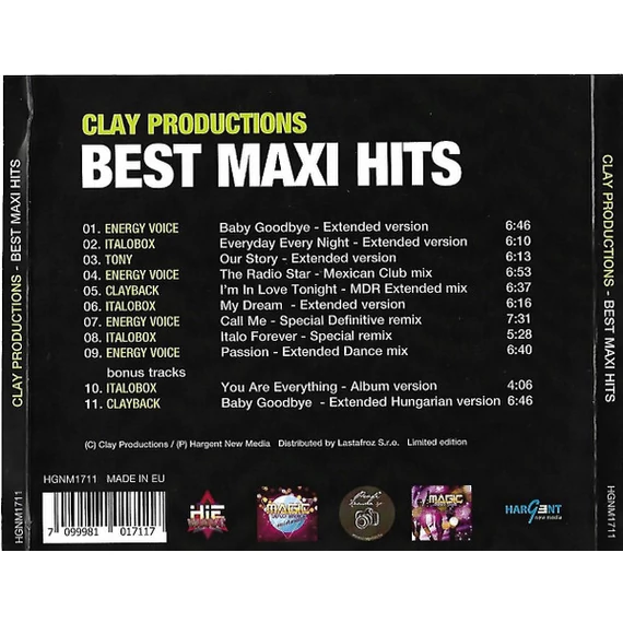 Various Artists - Best Of Maxi Hits - Clay Productions