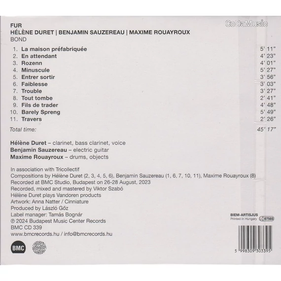 FUR (Helene Duret_Benjamin Sauzereau_Maxime Rouayroux) - Bond